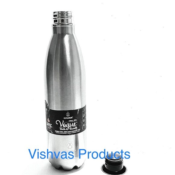 Manna Vogue 25 OZ Silver Double Insulation 18/8 Stainless Steel - Picture 3 of 8